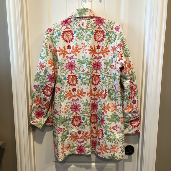 Fun Embroidered Spring Coat - Picture 2 of 5